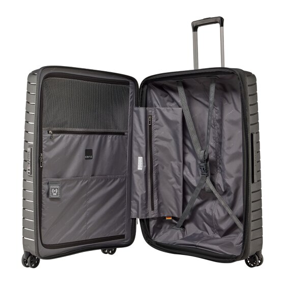 Stratic Novium 4 wielen Trolley L 77 cm met uitbreidingsplooi