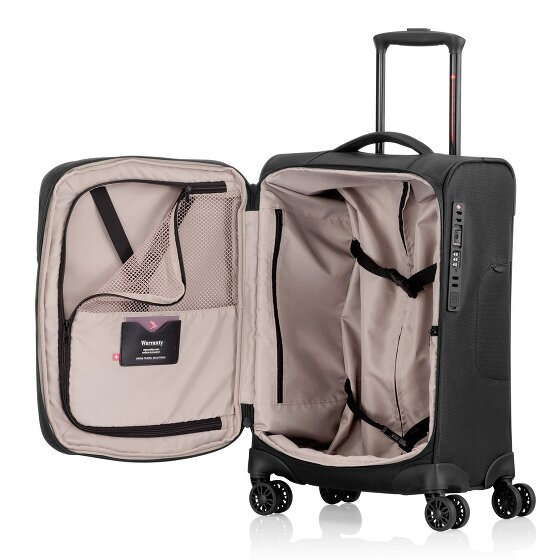 Pack Easy GoUp 4 wielen Cabinewagen S 53 cm met uitbreidingsplooi