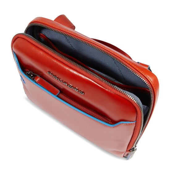 Piquadro Blue Square Schoudertas Leer 21 cm