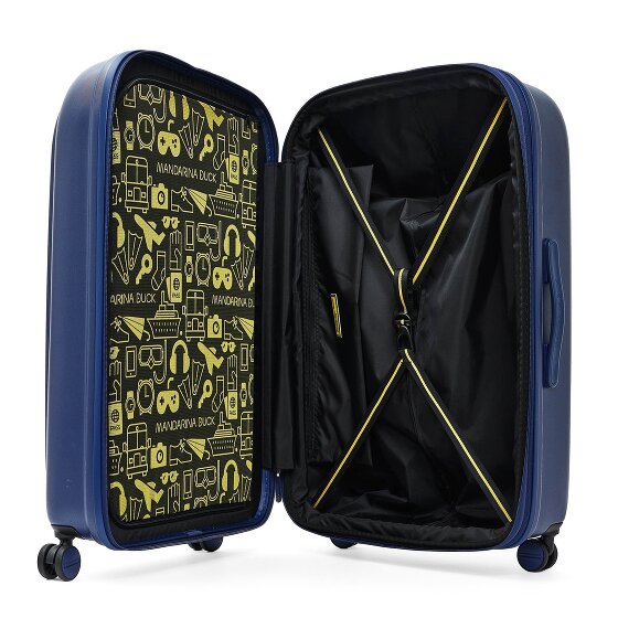 Mandarina Duck Logoduck + 4 wielen Trolley L 75 cm