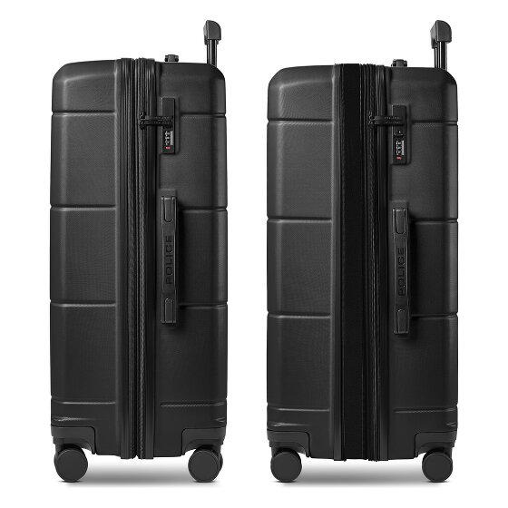 Police London 4 wielen Trolley 74 cm met uitbreidingsplooi