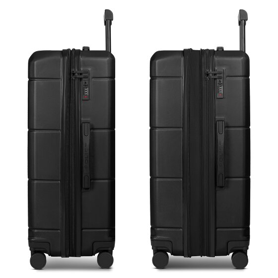 Police 4 wielen Trolley 74 cm met uitbreidingsplooi