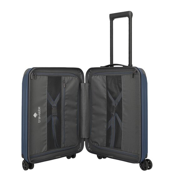 Travelite Dynamiic 4 wielen Cabinewagen 55 cm met uitbreidingsplooi