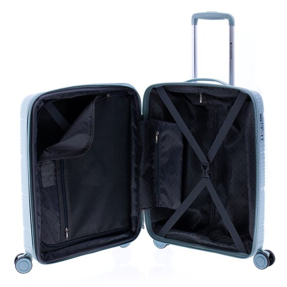 Gladiator 0800 4 wielen Trolley 55 cm met uitbreidingsplooi