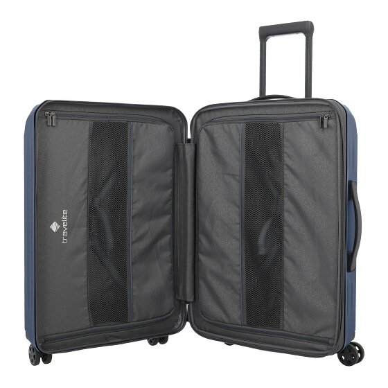 Travelite Dynamiic 4 wielen Trolley 66 cm met uitbreidingsplooi