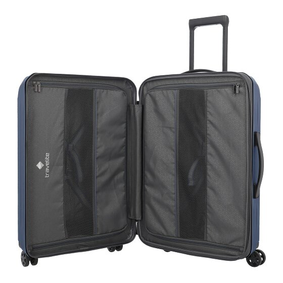 Travelite Dynamiic 4 wielen Trolley 66 cm met uitbreidingsplooi