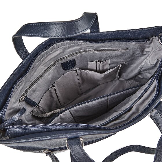 Jost Lysa Business Shopper van leer, 36 cm, laptopvak