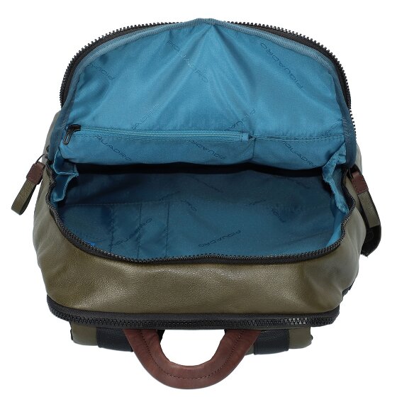 Piquadro Harper Rugzak RFID Leer 40 cm Laptopcompartiment