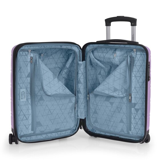 Gabol Uyiko 4 wielen Cabinewagen 54 cm met uitbreidingsplooi