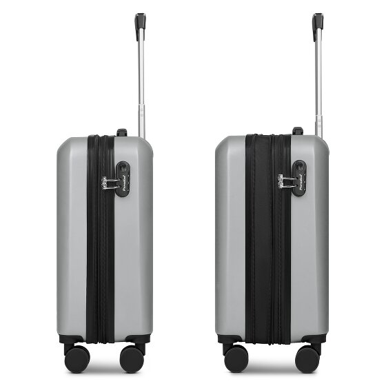 Check.In Paradise 2.0 4 wielen Cabinewagen S 55 cm met uitbreidingsplooi