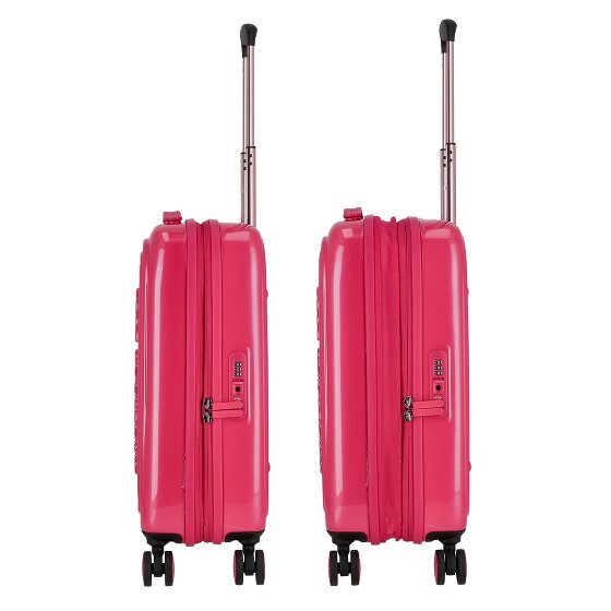 Mandarina Duck Logoduck + Metal 4 wielen Trolley S 55 cm met uitbreidingsplooi