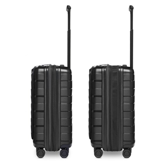 Bergpfeil Travel 4 wielen Cabinewagen 55 cm Laptop compartiment met uitbreidingsplooi