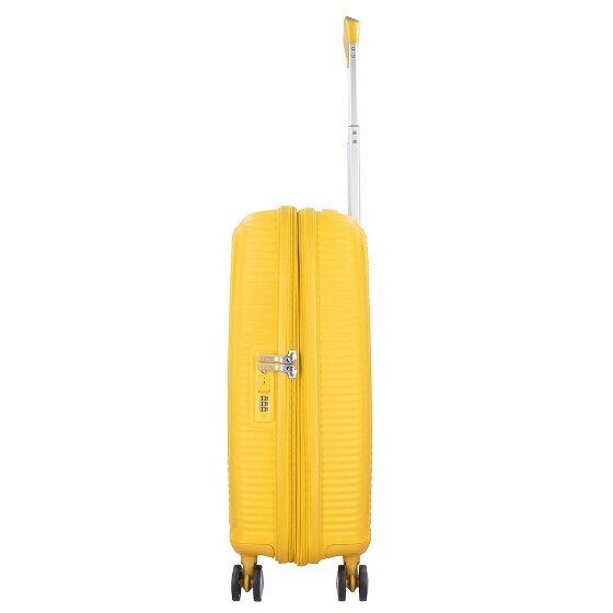 American Tourister Soundbox 4 wielen Cabinewagen 55 cm met uitbreidingsplooi
