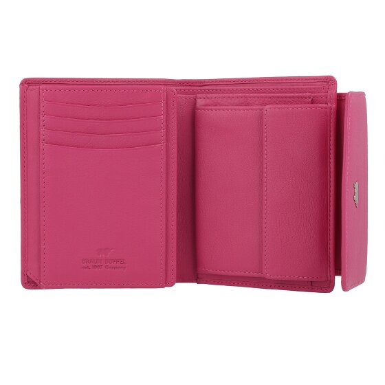 Braun Büffel Joy Portemonnee RFID-bescherming Leer 12 cm