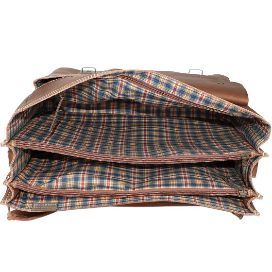 aunts & uncles Hunter Big Finn aktetas leer 40 cm laptopvak