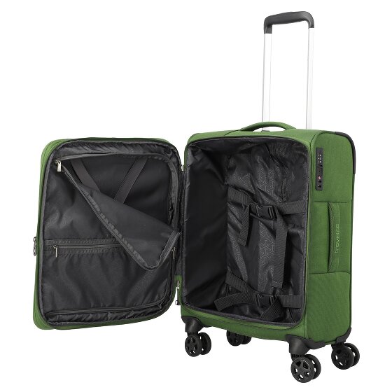 Travelite Cubis 4 wielen Cabinewagen S 55 cm met uitbreidingsplooi