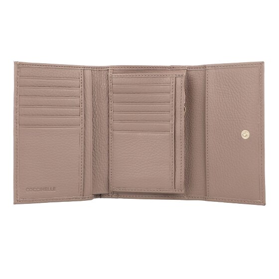 Coccinelle Metallic Zacht Portemonnee Leer 14 cm