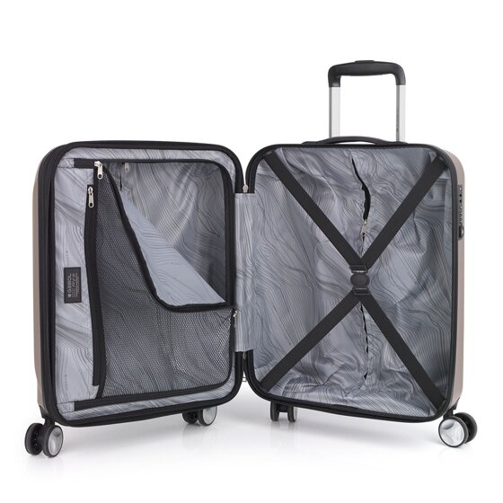 Gabol Ocean 4 wielen Cabinewagen 55 cm met uitbreidingsplooi