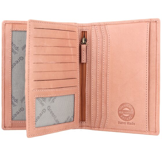 Greenland Nature Zachte gekleurde paspoorthoes RFID leer 12 cm