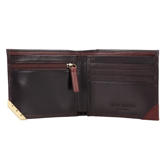Ted Baker Kornerr Portemonnee Leer 11 cm