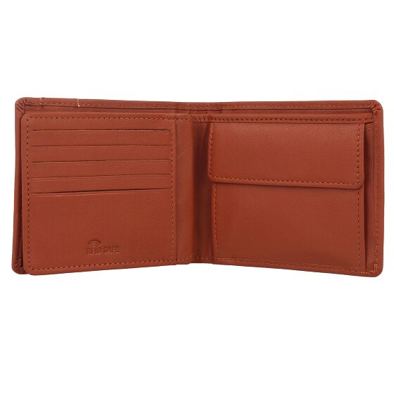 mano Don Leonardo RFID Leren Portemonnee 11,5 cm