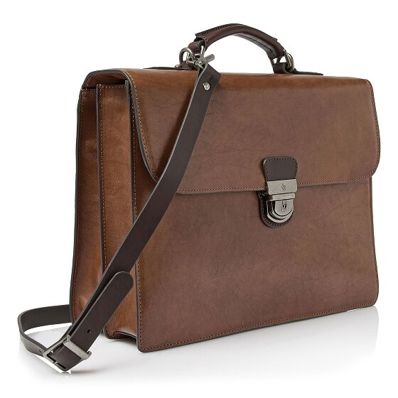 Castelijn & Beerens Rien Aktentas RFID-bescherming Leder 39.5 cm Laptopvak