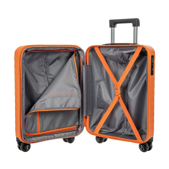 Bric's Nausicaa 4 wielen Cabinewagen 55 cm met uitbreidingsplooi