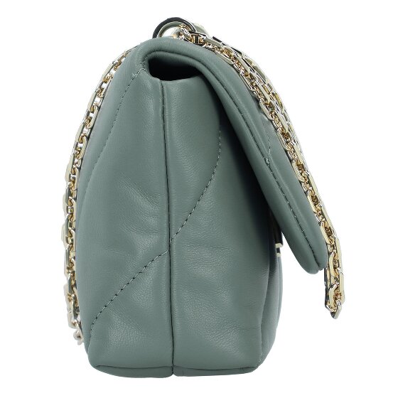 Patrizia Pepe Fly gewatteerde lederen schoudertas 25 cm