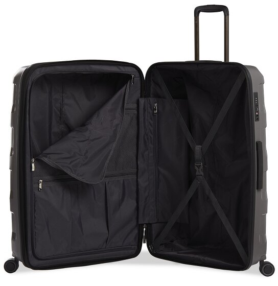Stratic Straw + 4 wielen Trolley 75 cm met uitbreidingsplooi