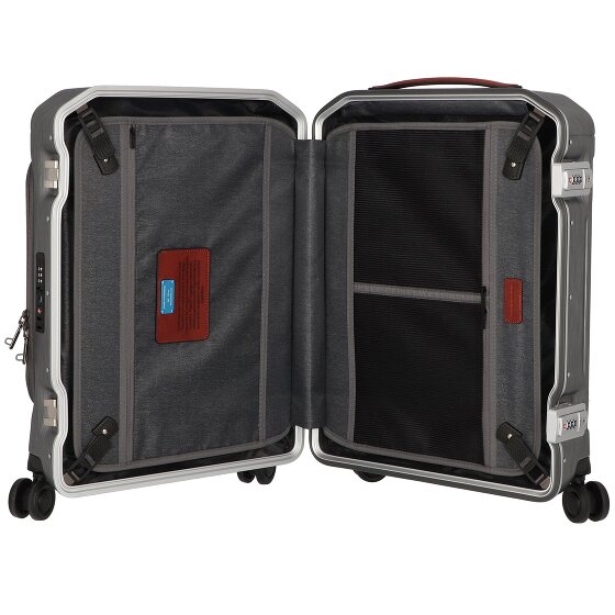 Piquadro PQ-LM 4-wiel cabinewagen 55 cm Laptopvak