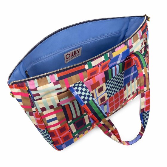 Oilily Tartan Tape Wynda Shopper Tas 31 cm