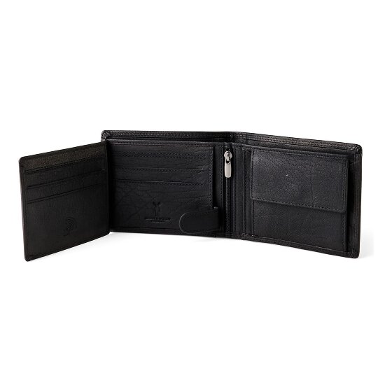 Jack Kinsky Porto 101 Portemonnee RFID-bescherming Leder 12.5 cm
