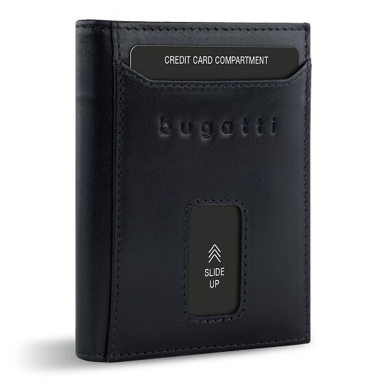 bugatti Secure Slim Portemonnee RFID-bescherming Leer 8 cm
