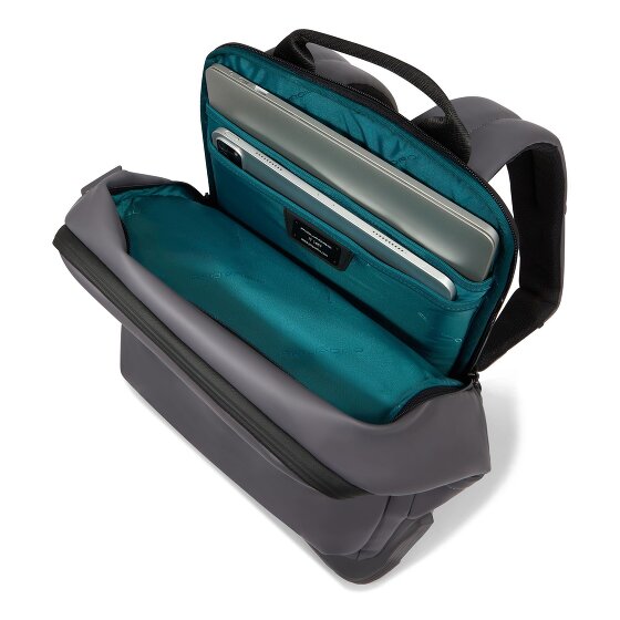 Piquadro Corner Zakelijke rugzak RFID-bescherming 43 cm Laptop compartiment