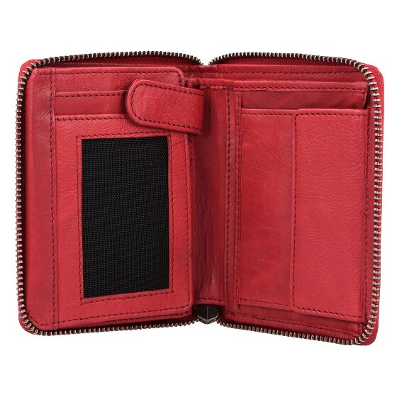 Greenburry Vintage Gewassen Leren Portemonnee 10 cm