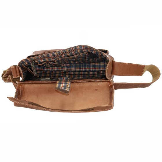 aunts & uncles Hunter Nick Messenger Leer 37 cm laptop compartiment
