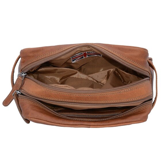 The Chesterfield Brand Wax Pull Up Toilettas Leer 24 cm