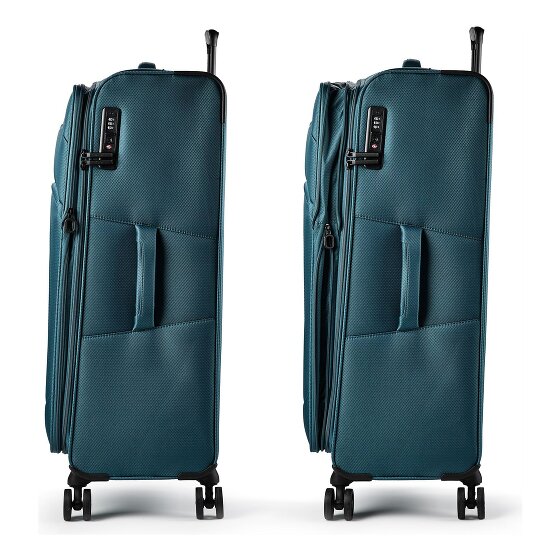 d&n Travel Line 9804 4 wielen Trolley L 78 cm met uitbreidingsplooi