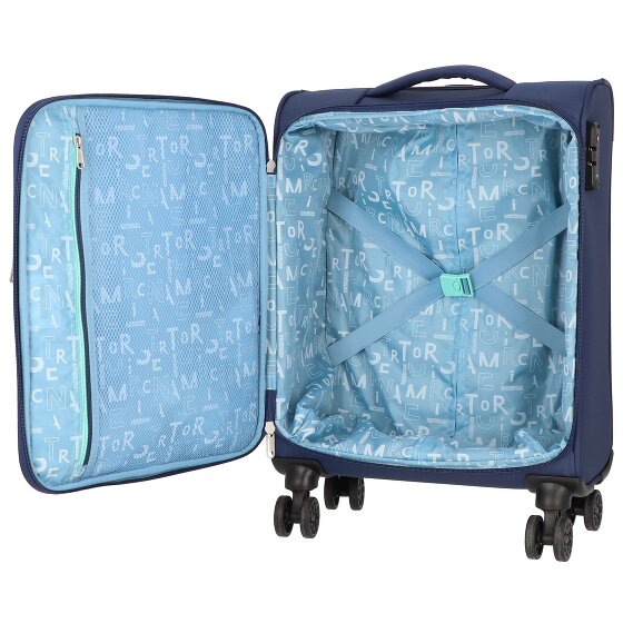 American Tourister Sea Seeker 4 wielen Cabinewagen 55 cm