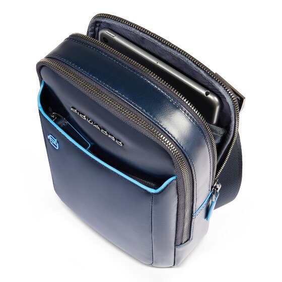 Piquadro Blue Square Mini tas Schoudertas Leer 17 cm