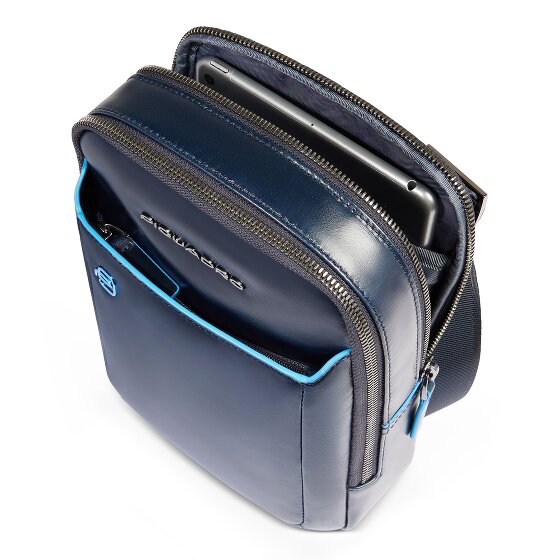 Piquadro Blue Square Mini tas Schoudertas Leer 17 cm