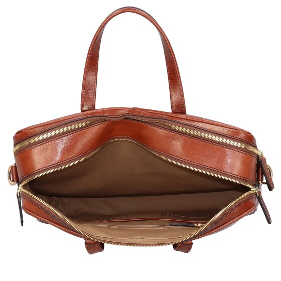 The Bridge Vespucci Briefcase Leer 41 cm Laptopcompartiment