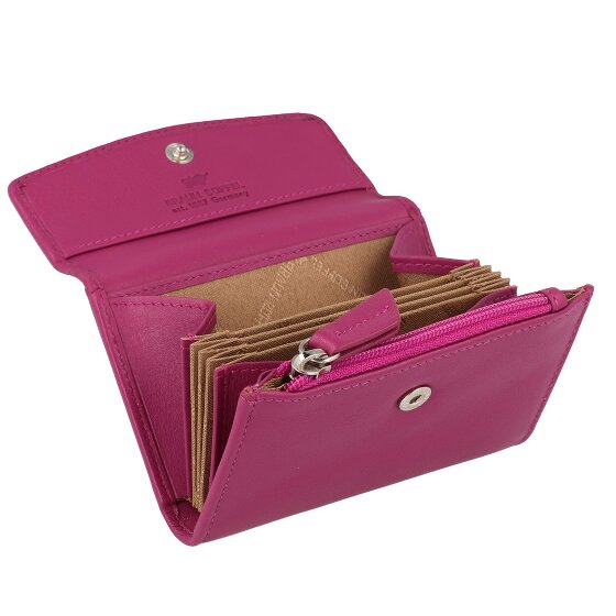 Braun Büffel Joy Portemonnee RFID-bescherming Leer 10.5 cm