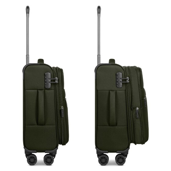 bugatti Valencia Soft 4 wielen Cabinewagen S 55 cm met uitbreidingsplooi