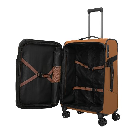 Travelite Briize 4 wielen Kofferset 3-delig met uitbreidingsplooi