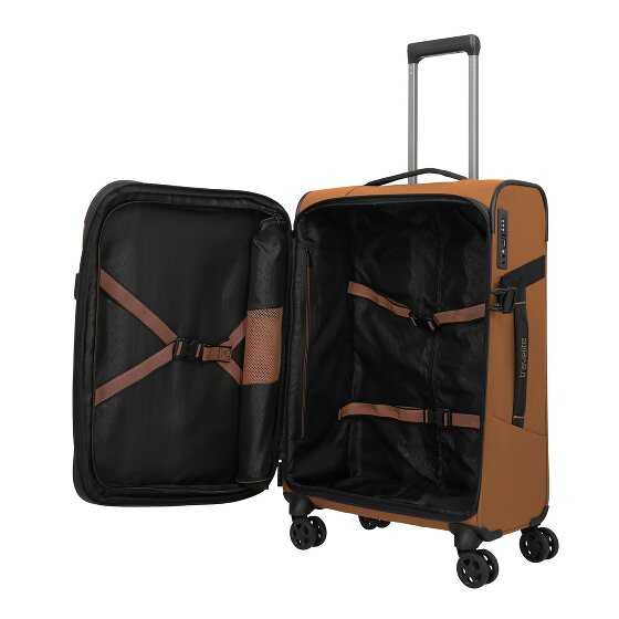 Travelite Briize 4 wielen Kofferset 3-delig met uitbreidingsplooi
