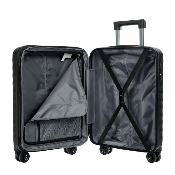 Bric's Nausicaa 4 wielen Cabinewagen 55 cm met uitbreidingsplooi
