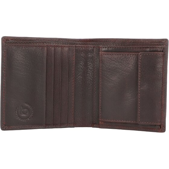 bugatti Geweven portefeuille leer 11 cm