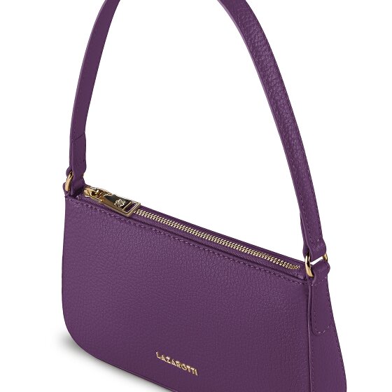 Lazarotti Bologna leeren pochette schoudertas 22 cm