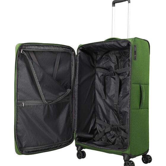 Travelite Cubis 4 wielen Trolley L 83 cm met uitbreidingsplooi